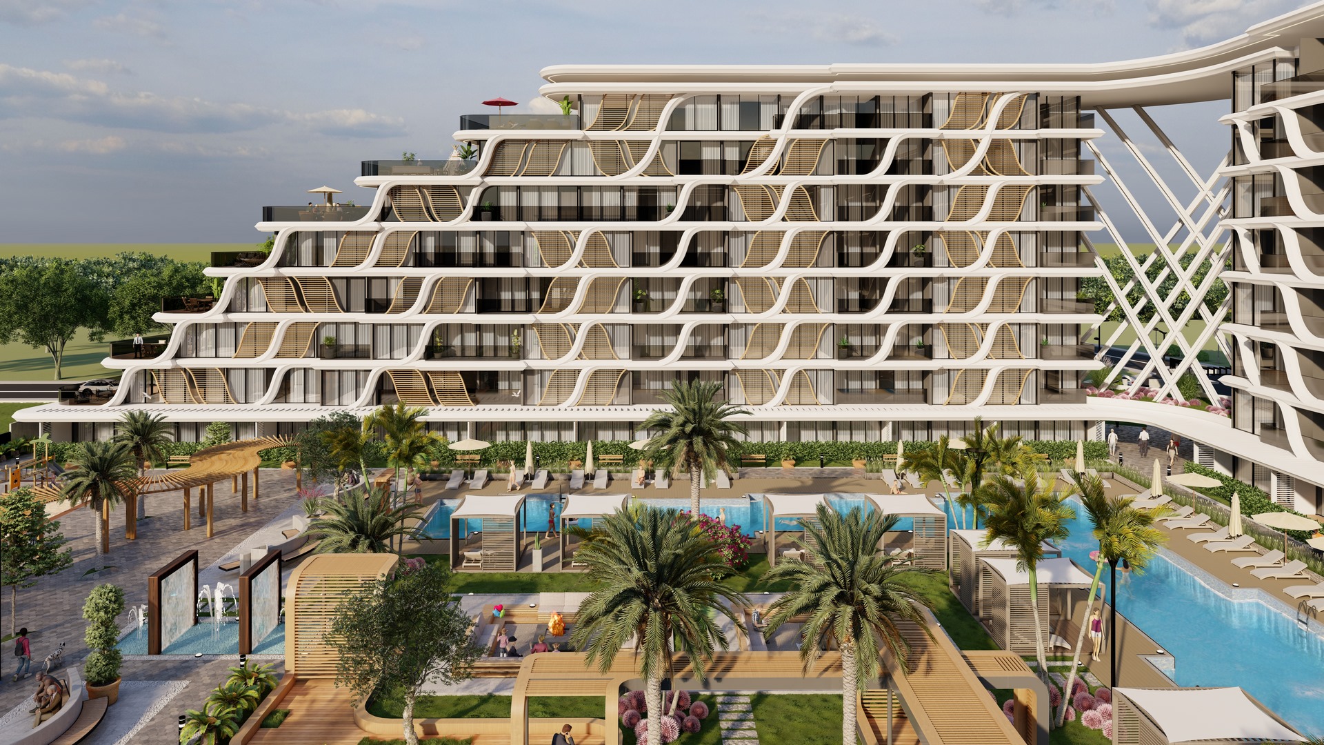 Image of Stylish elite apartments for sale in Altintas district for residence permit and citizenship